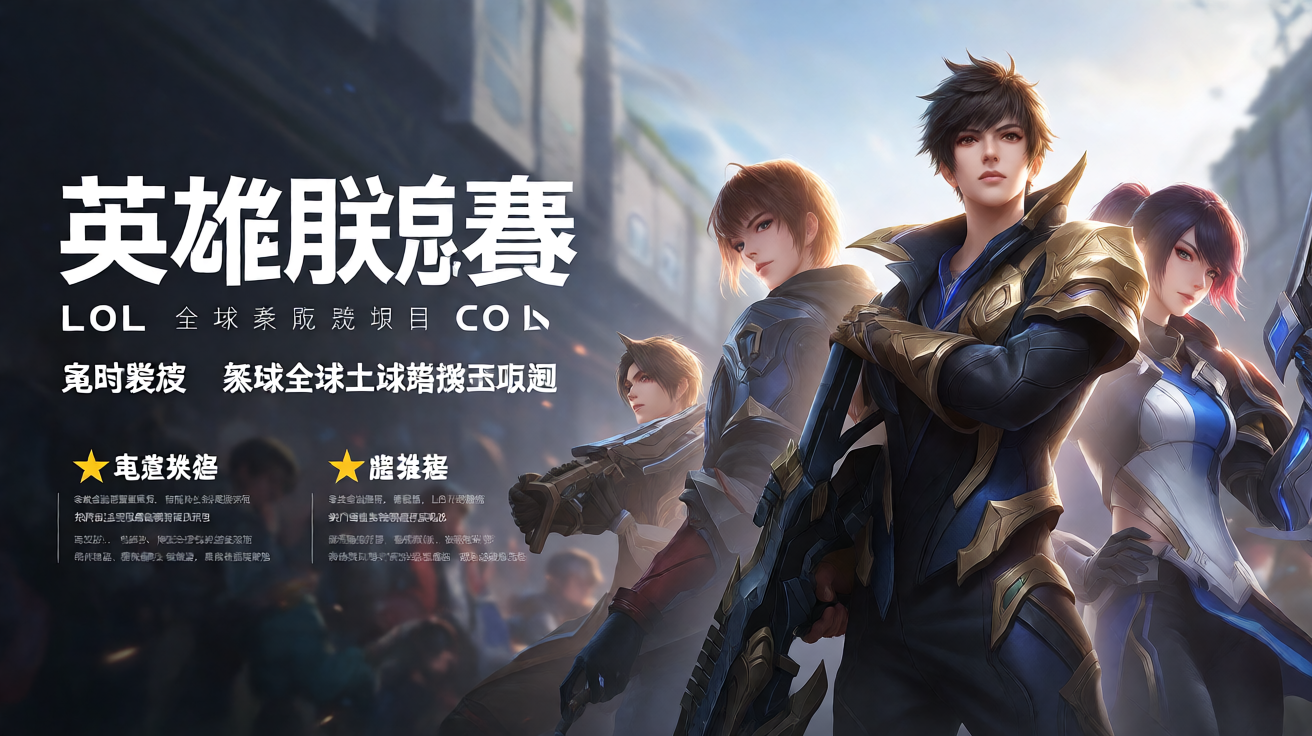 英雄联盟LOL电竞赛事画面